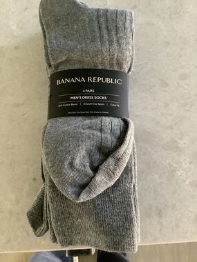 Men’s Banana Republic socks 6 pair
